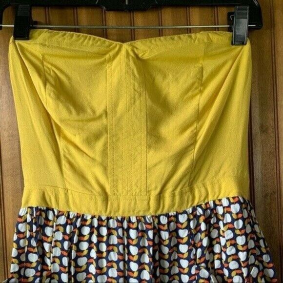 Xhilaration Fruit Print Strapless Mini summer Dress Small - Picture 2 of 8